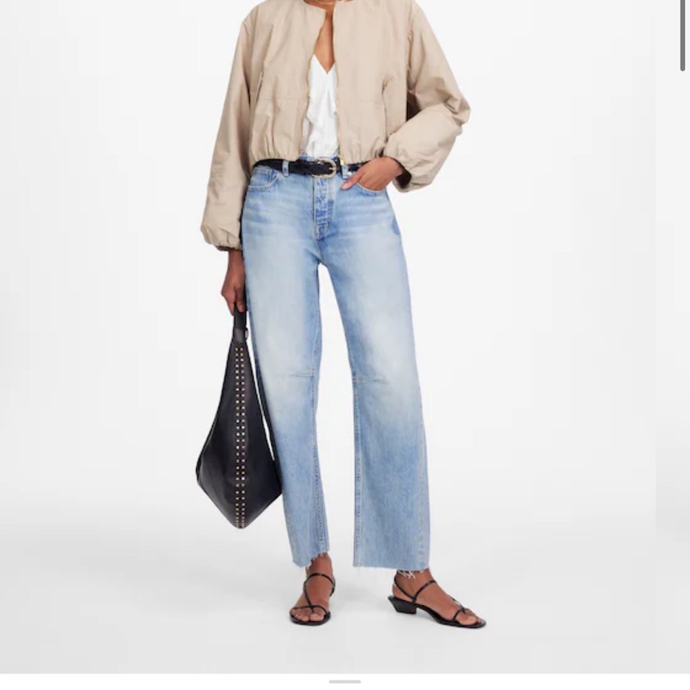 Madewell darted barrel jeans